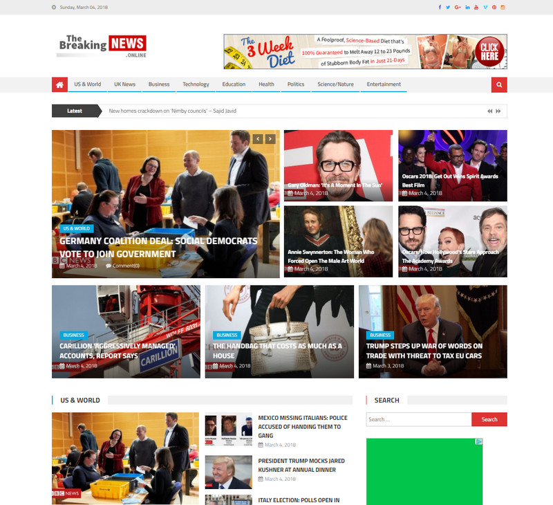 🥇 Established Automated News Website For Sale - Autopilot Adsense Income gallery