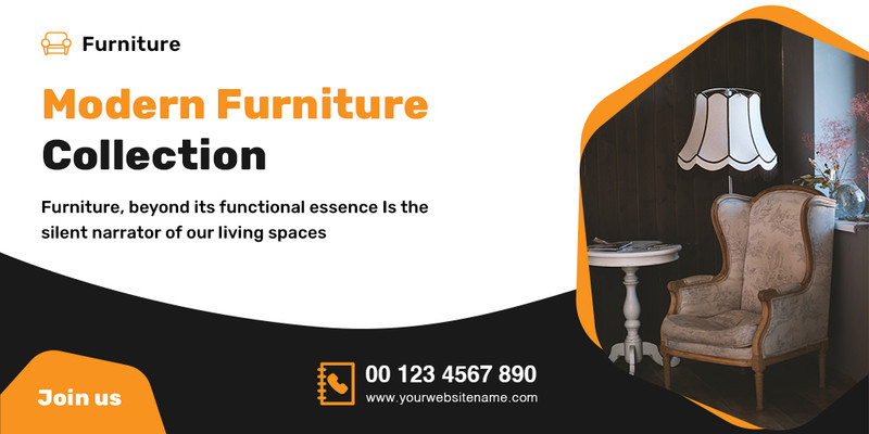 Modern Furniture Social Media Marketing Templates gallery