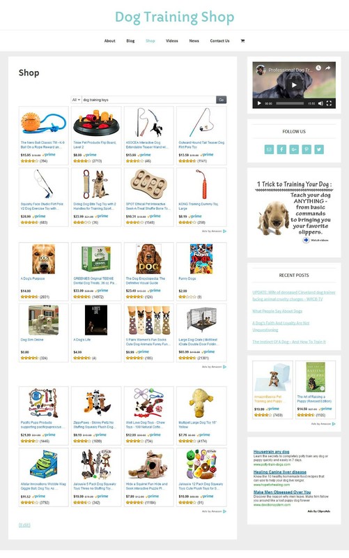 [NEW DESIGN] * DOG TRAINING * store blog website business for sale AUTO CONTENT gallery