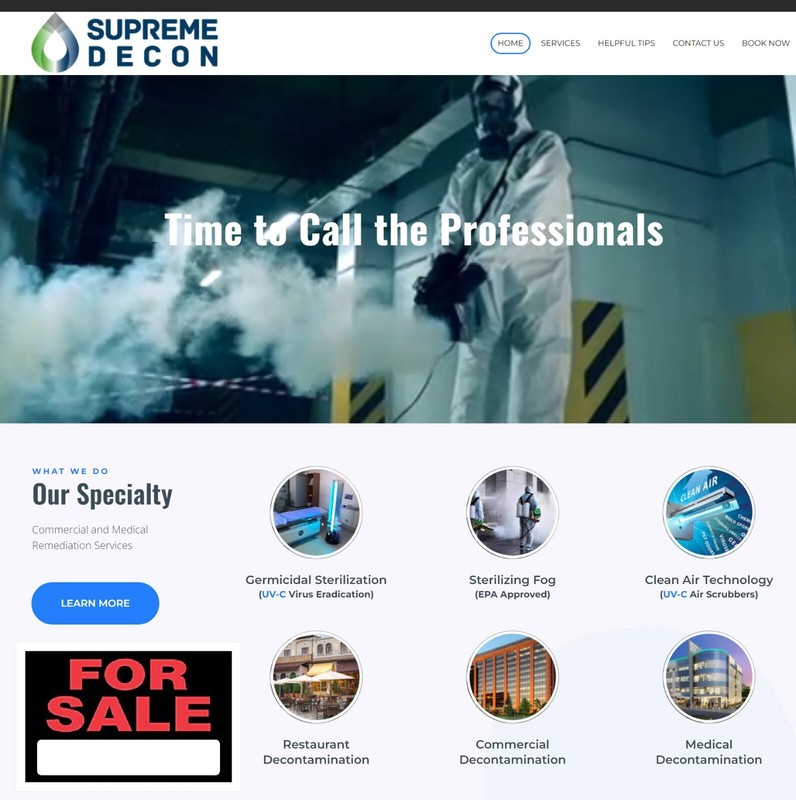 BUSINESS FOR SALE - Domain: SupremeDecon.com + Toll-Free Number: (888) DECON-01 gallery
