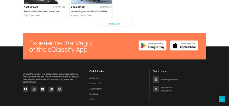 eListing - Classified Ads Marketplace Web + Flutter App | Laravel Admin Panel gallery