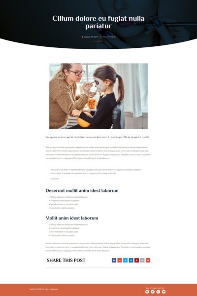 Professional MakeUp Theme - Wordpress Elementor Template Kit gallery