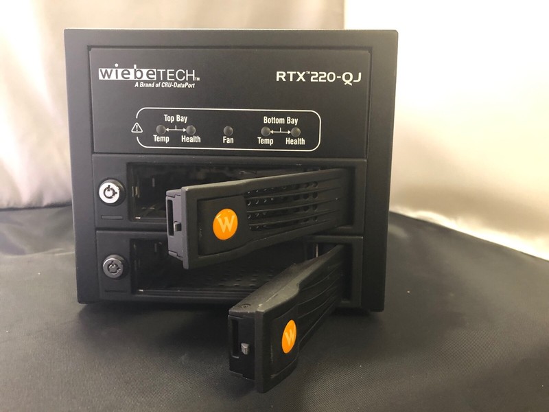 Wiebetech RTX220-QJ 2 Bay Tray-Free Drive Enclosure ESATA Fw800 Fw400 Usb2  gallery