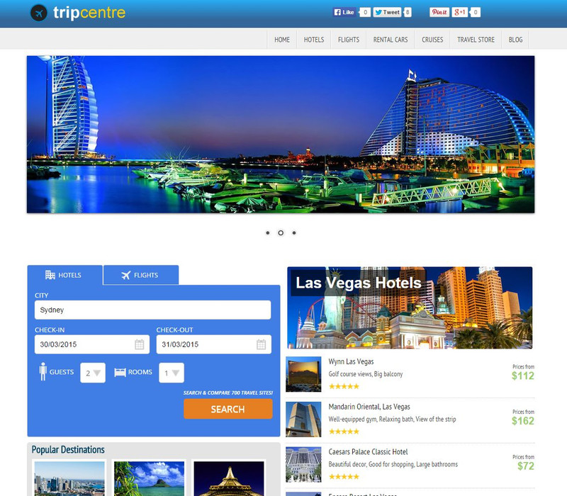 Established Turnkey Automated Travel Website – Make $1 -$4/Click
