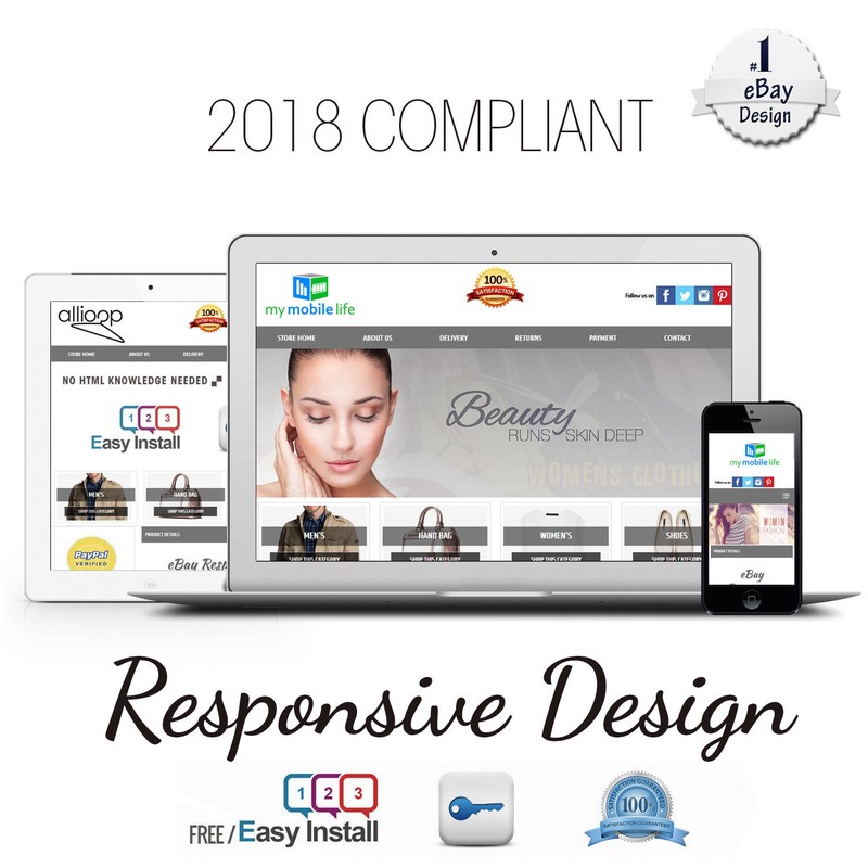 Full Professional eBay Shop Store & Listing eBay template design services 2021