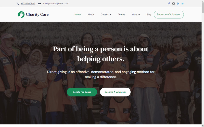DFY Charity Care WordPress Theme