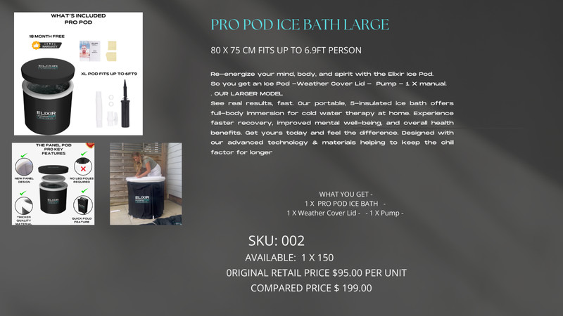 NEW Ice Bath Wholesale Job Lot Bulk | 1,130 Units | Pods Barrels Bundles | TX Pi gallery