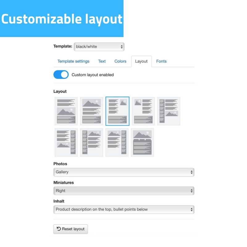 HTML eBay Template RESPONSIVE Elegant + Editor gallery