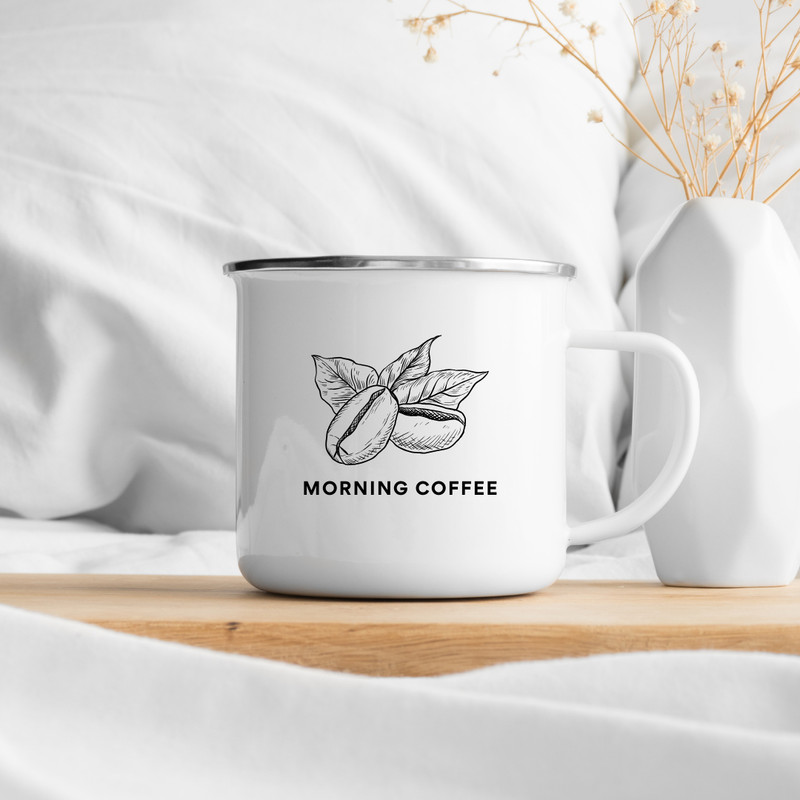 Canva Templates Pro -Grey and White Minimalist Coffee Mug Mockup Instagram Post gallery
