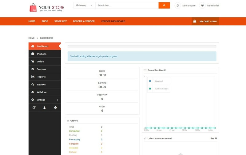 Online Marketplace Multi-Vendors DropShipping Commerce WebSite, Free Hosting gallery