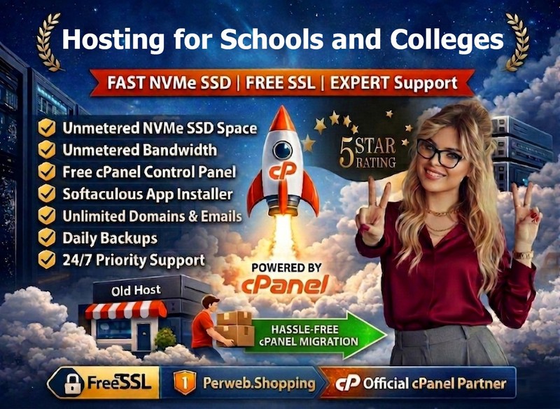 Hosting for Schools and Colleges - 🎓Unlimited Fast SSD, SSL, Emails | $14.99/Yr gallery