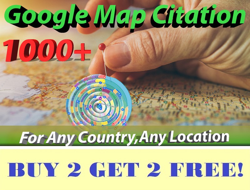 (GMB SEO Backlinks) 1000 Google maps point citations for your Local Business