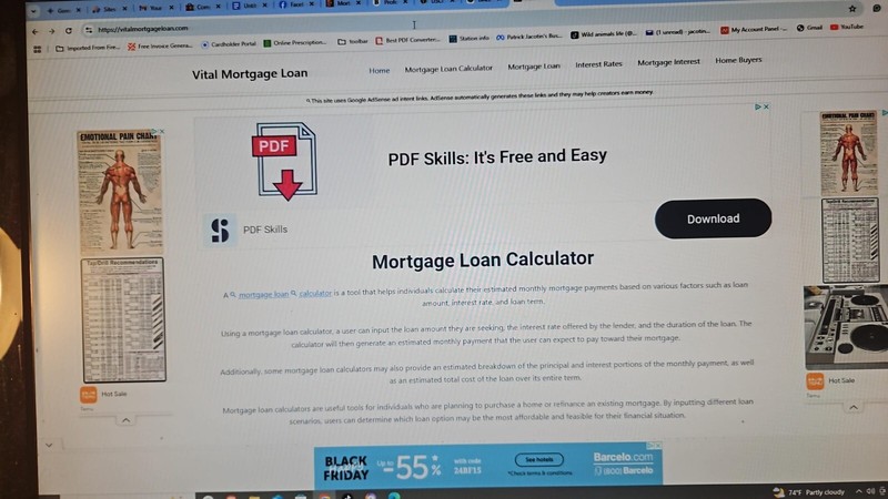 Monetized Website with Domain - Article Ready - vitalmortgageloan.com
