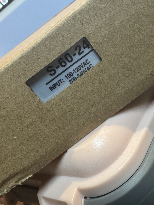 Mean Well MW S-60-24 100-240VAC 2A Out Power Supply gallery