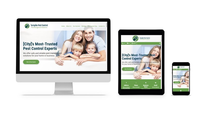 Pest Control Service Customized Business Website *SEE FULL DESCRIPTION*