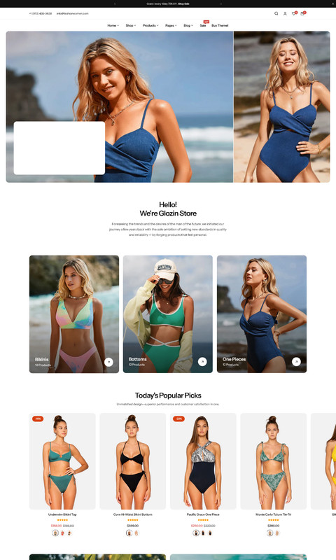 Flozin - Multipurpose Shopify Theme | Responsive eCommerce | RTL Support | Fast gallery