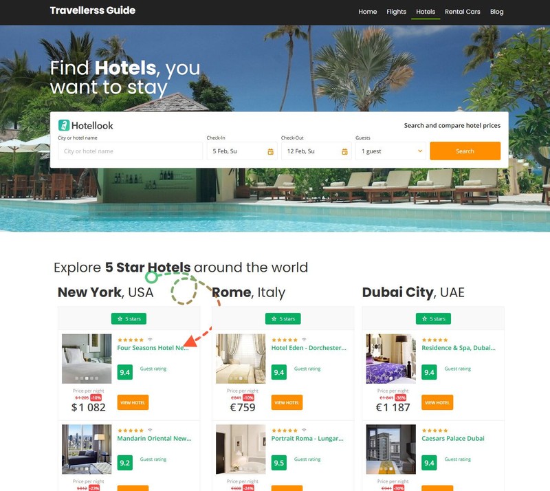 Profitable FULLY Automated Hotel & Travel Website Business for Sale gallery