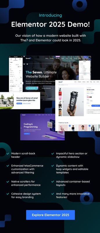 The7 12.2.0 Ultimate Website & Online Store Builder for WordPress WooCommerce gallery